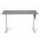 Adjustable table AdapDesk Smart Manual 18мм Smoky Gray, Snow White, photo 7 mini