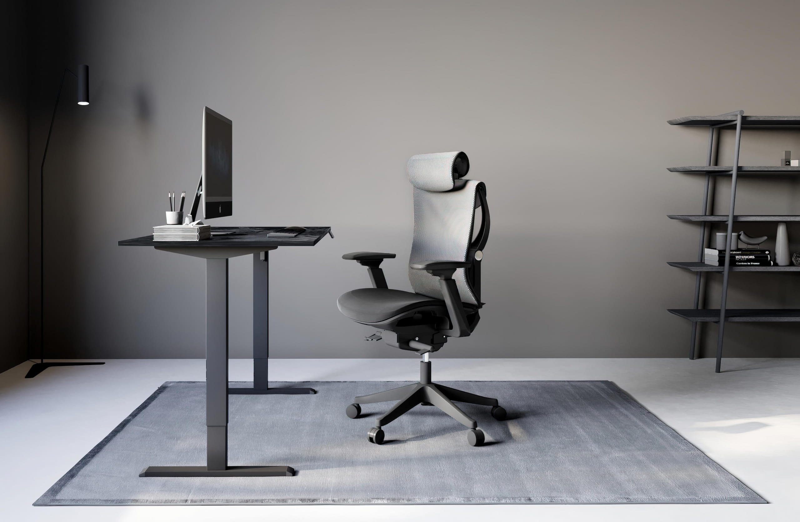 Кресло S1 Mesh Senior ErgoChair Deep Black