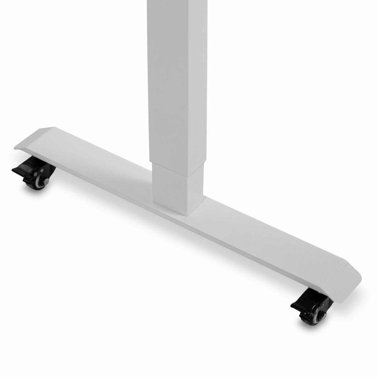 Set (4 pieces) of rubberized castors for the Smart Desk fix Black, photo 2
