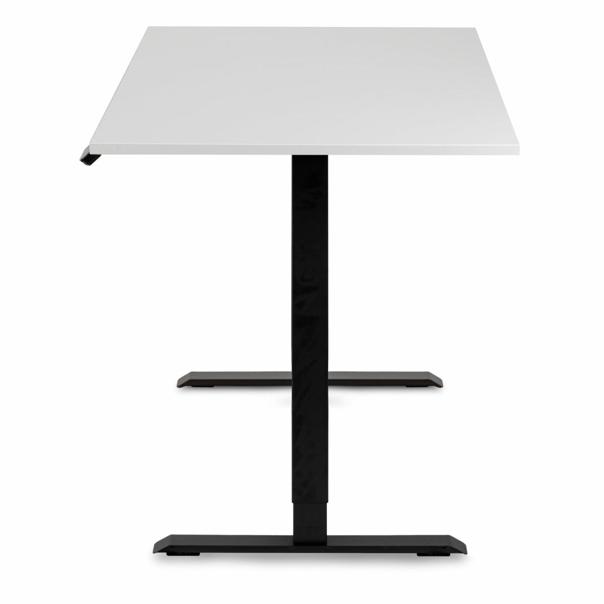 Adjustable table AdapDesk Smart 1 Motor 18mm Crystal White, Space Black, photo 3