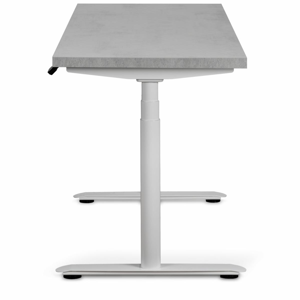 Adjustable table AdapDesk Smart 2 Motor Pro Max 36мм Smoky Gray, Snow White, photo 3