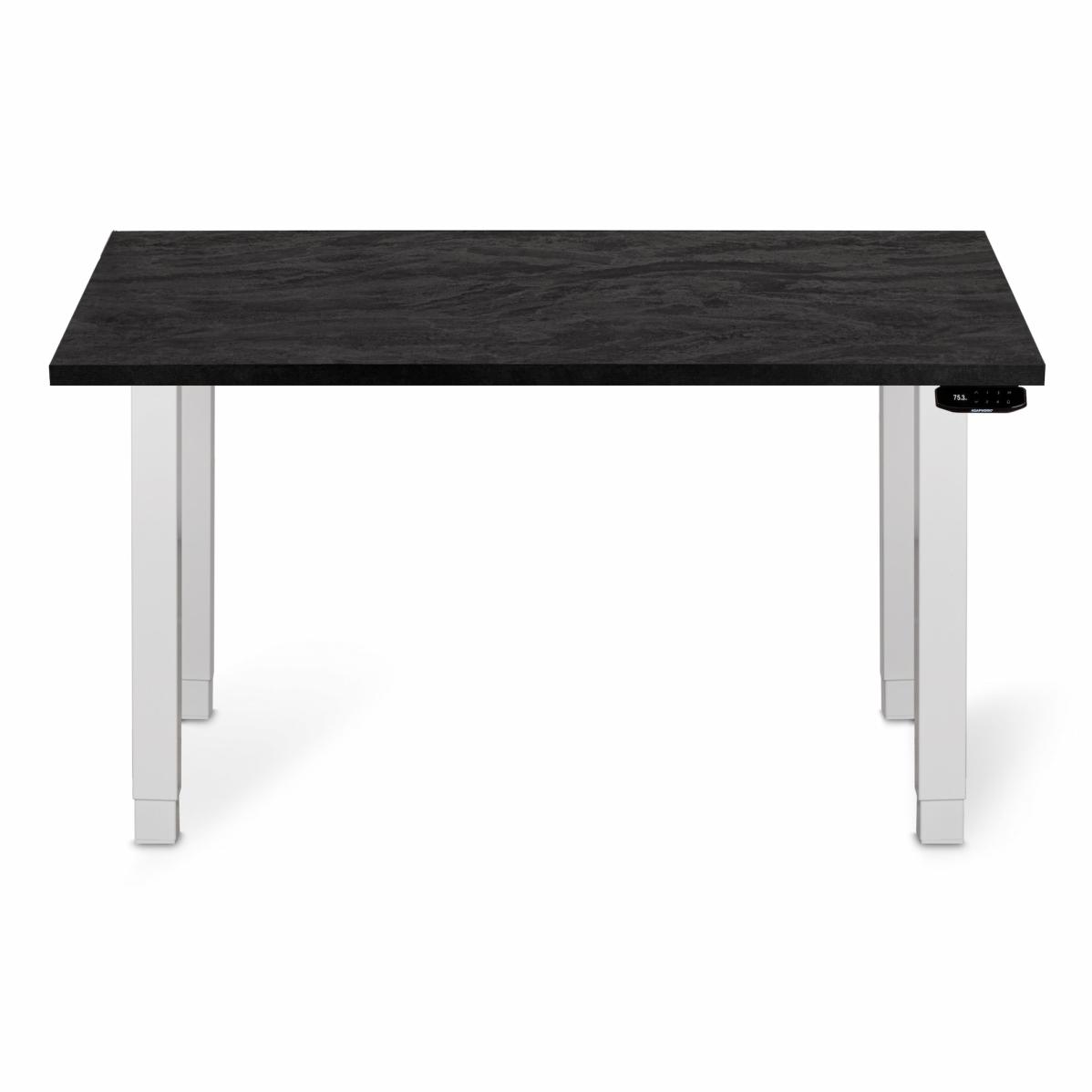Adjustable table support AdapDesk Smart 4L 2 Motor 36mm Carbon Black, Snow White, photo 7