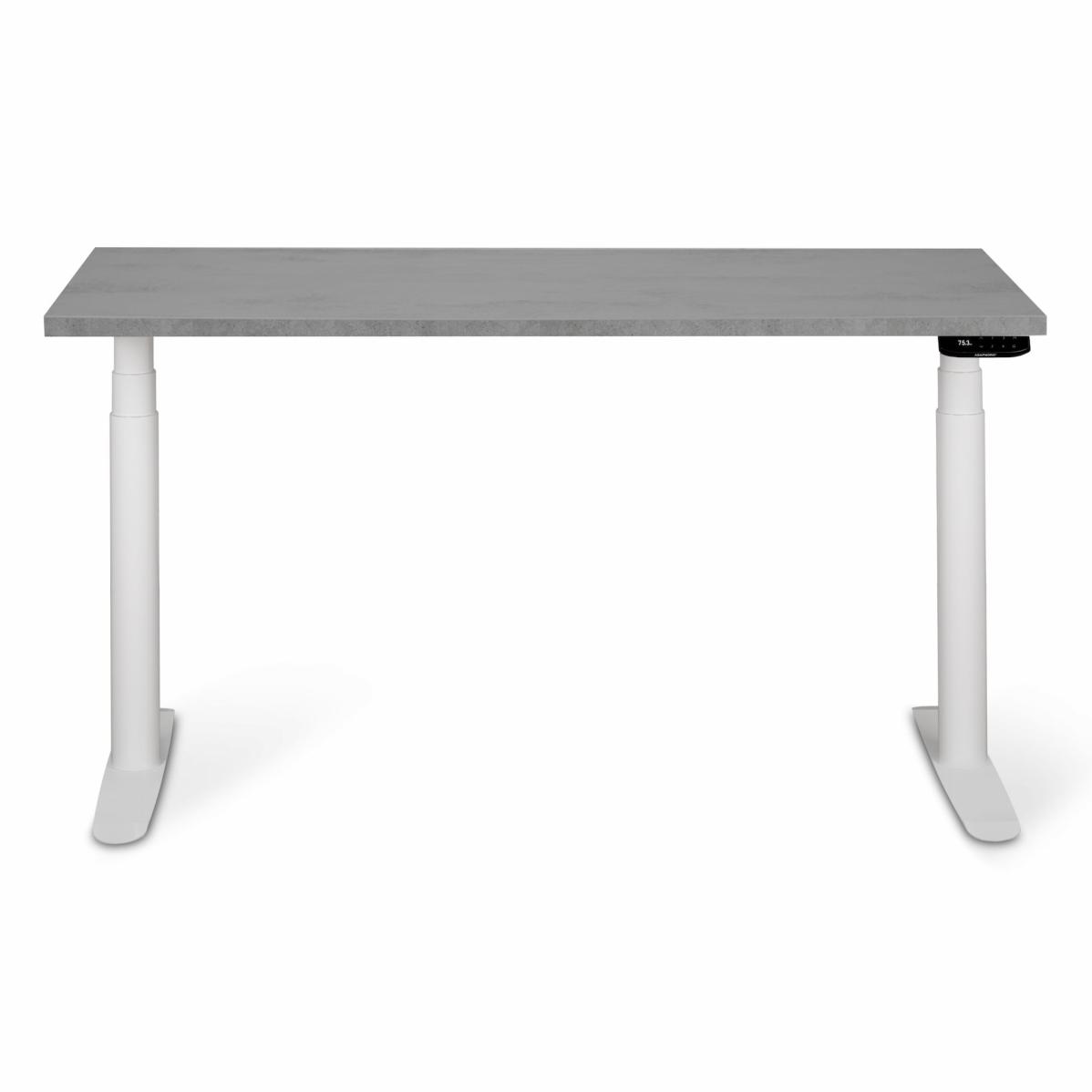 Adjustable table AdapDesk Smart 2 Motor Pro Max 36мм Smoky Gray, Snow White, photo 1