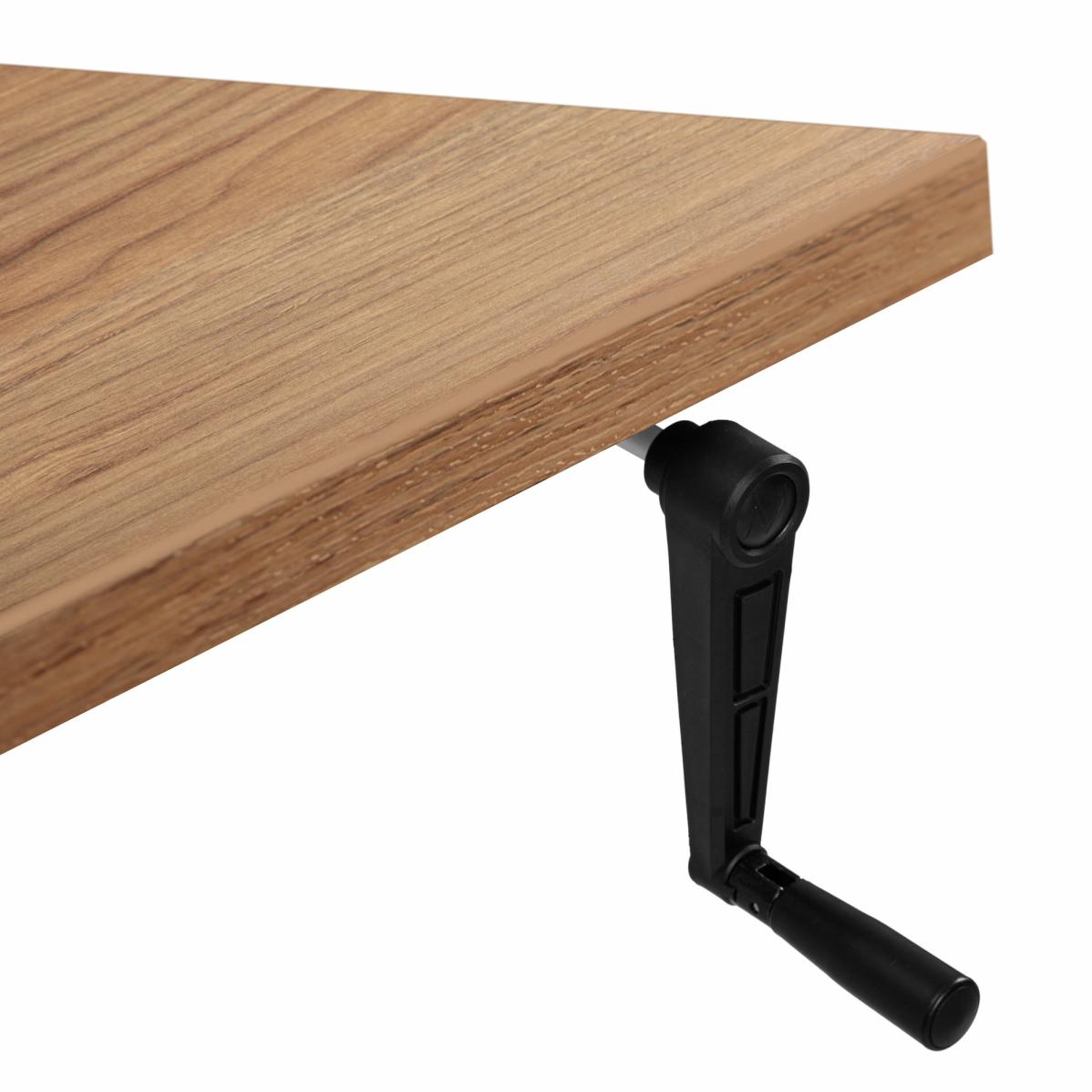 Adjustable table AdapDesk Smart Manual 18мм Golden Wood, Snow White, photo 2