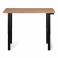 Adjustable table support AdapDesk Smart 4L 2 Motor 36mm Golden Wood, Space Black, photo 5 mini