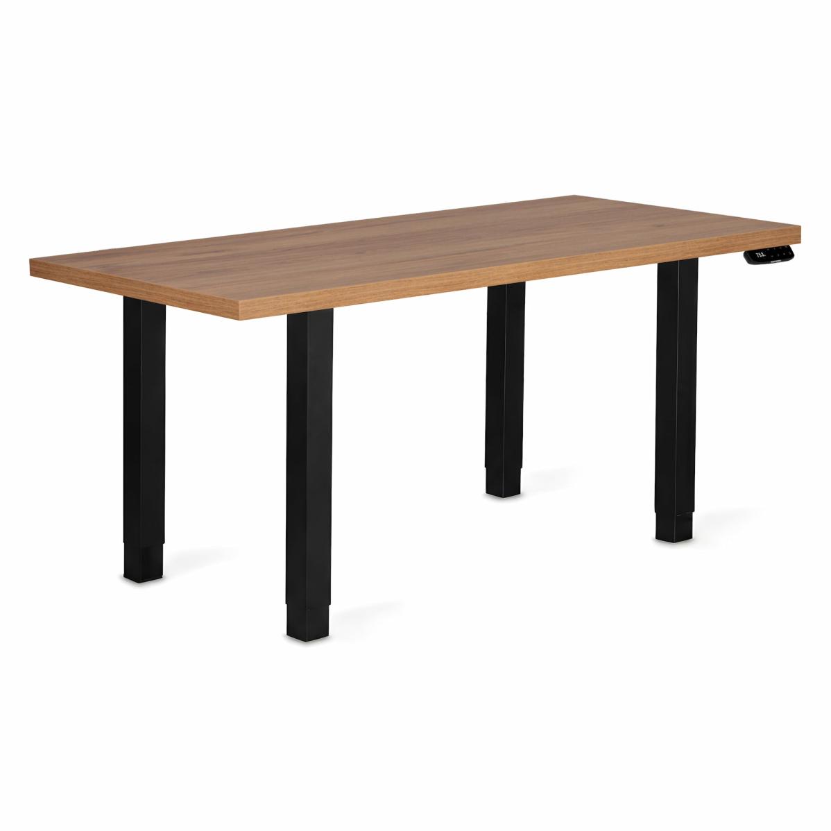 Adjustable table support AdapDesk Smart 4L 2 Motor 36mm Golden Wood, Space Black, photo 8