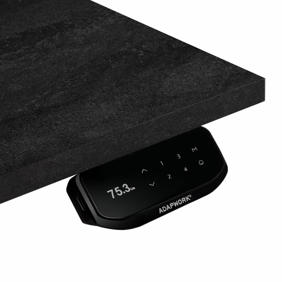 Adjustable table AdapDesk Smart 2 Motor 18mm Carbon Black, Space Black, photo 2