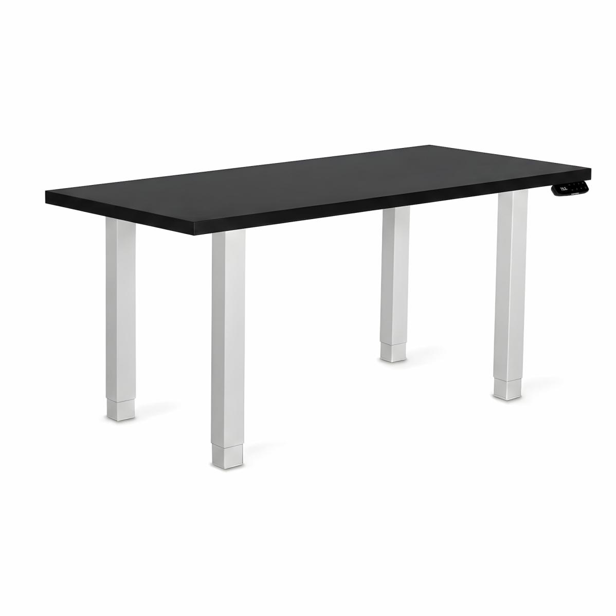 Adjustable table support AdapDesk Smart 4L 2 Motor 36mm Deep Black, Snow White, photo 8