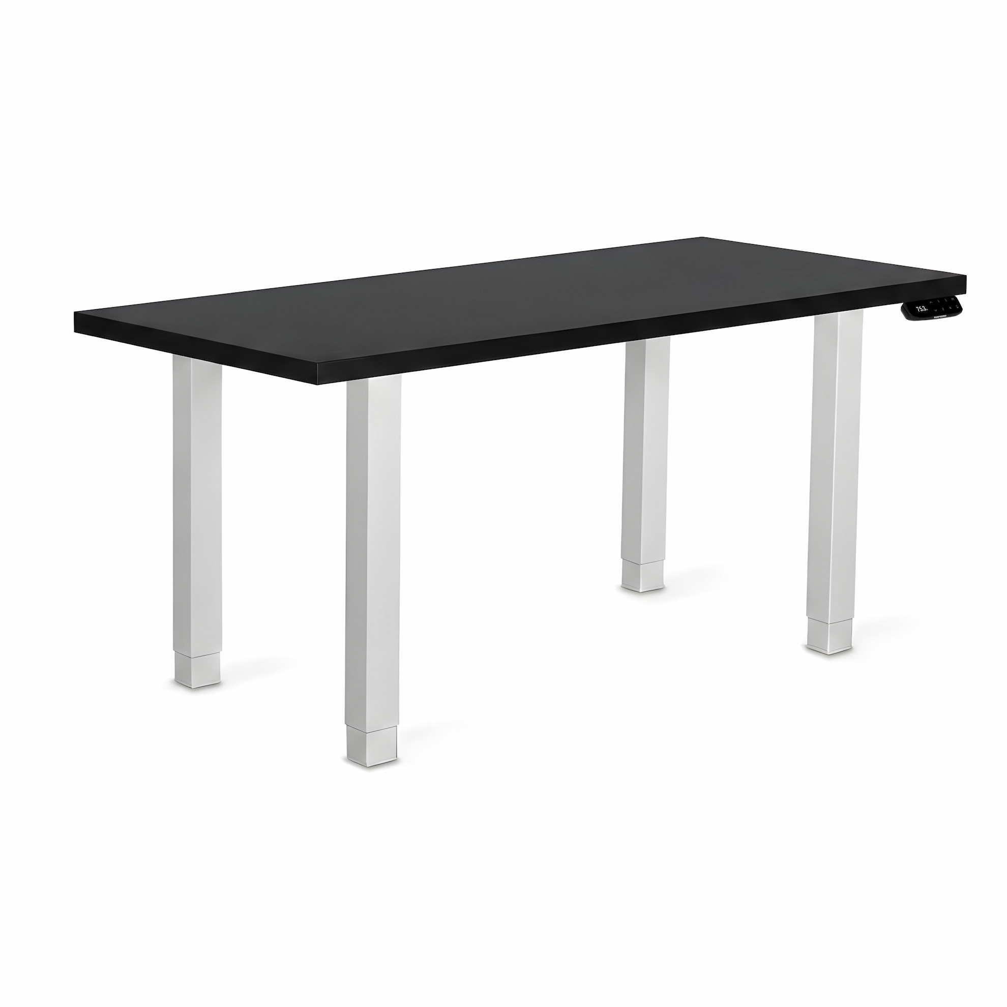 Adjustable table support AdapDesk Smart 4L 2 Motor 36mm Deep Black, Snow White, photo 8