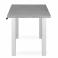 Adjustable table support AdapDesk Smart 4L 2 Motor 36mm Smoky Gray, Snow White, photo 3 mini
