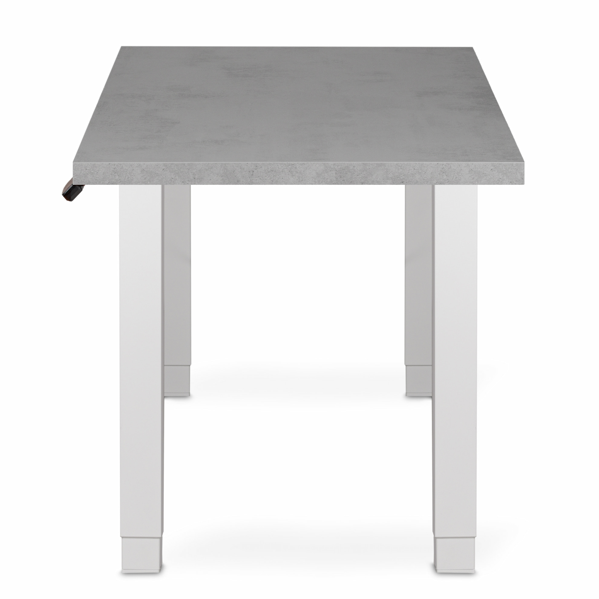 Adjustable table support AdapDesk Smart 4L 2 Motor 36mm Smoky Gray, Snow White, photo 3