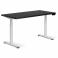 Adjustable table AdapDesk Smart 2 Motor Pro Speed 36мм Deep Black, Snow White, photo 8 mini