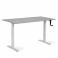 Adjustable table AdapDesk Smart Manual 18мм Smoky Gray, Snow White, photo 8 mini