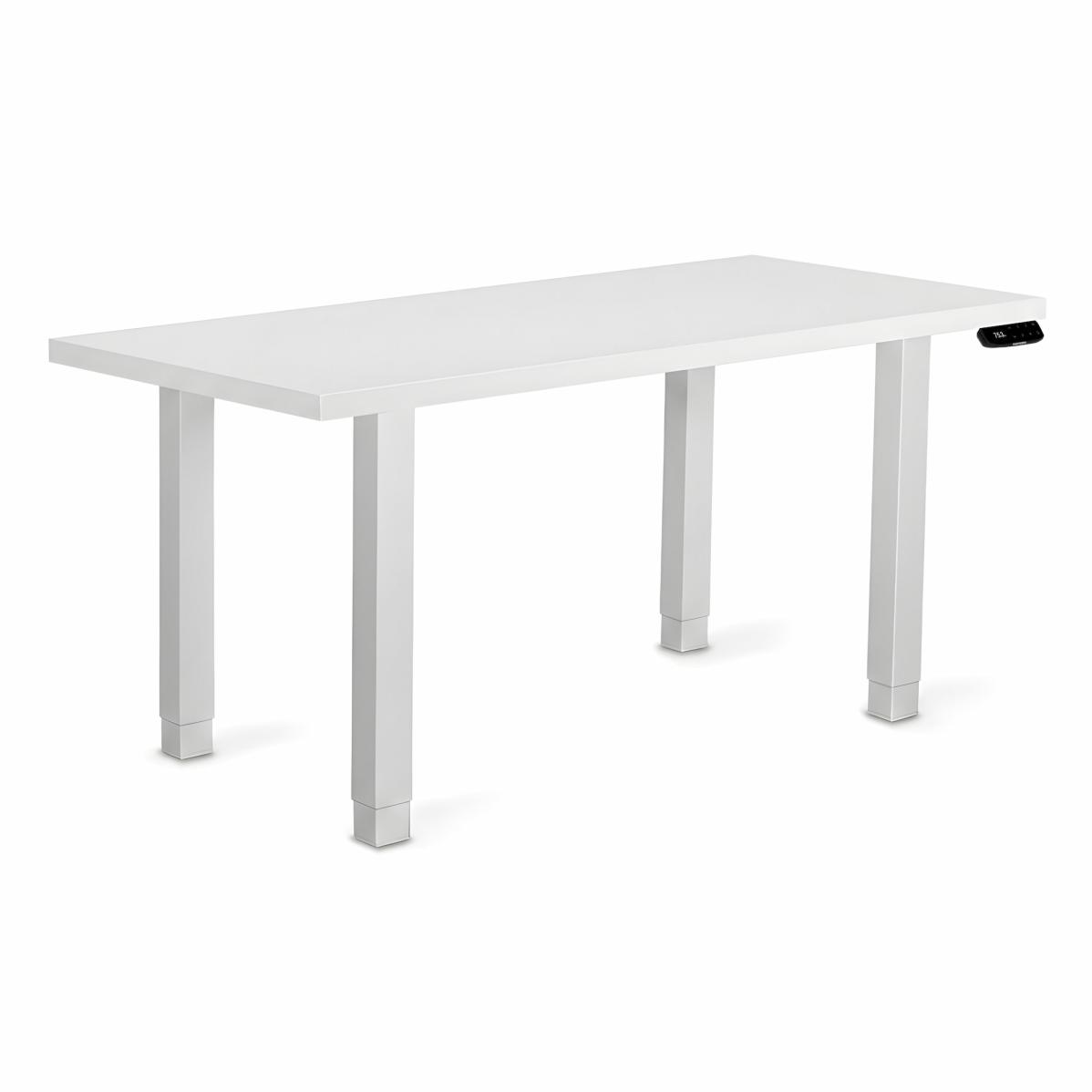 Adjustable table support AdapDesk Smart 4L 2 Motor 36mm Crystal White, Snow White, photo 8