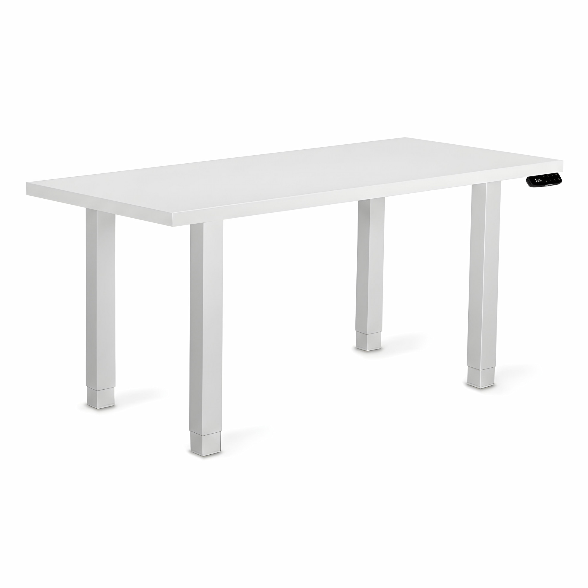 Adjustable table support AdapDesk Smart 4L 2 Motor 36mm Crystal White, Snow White, photo 8