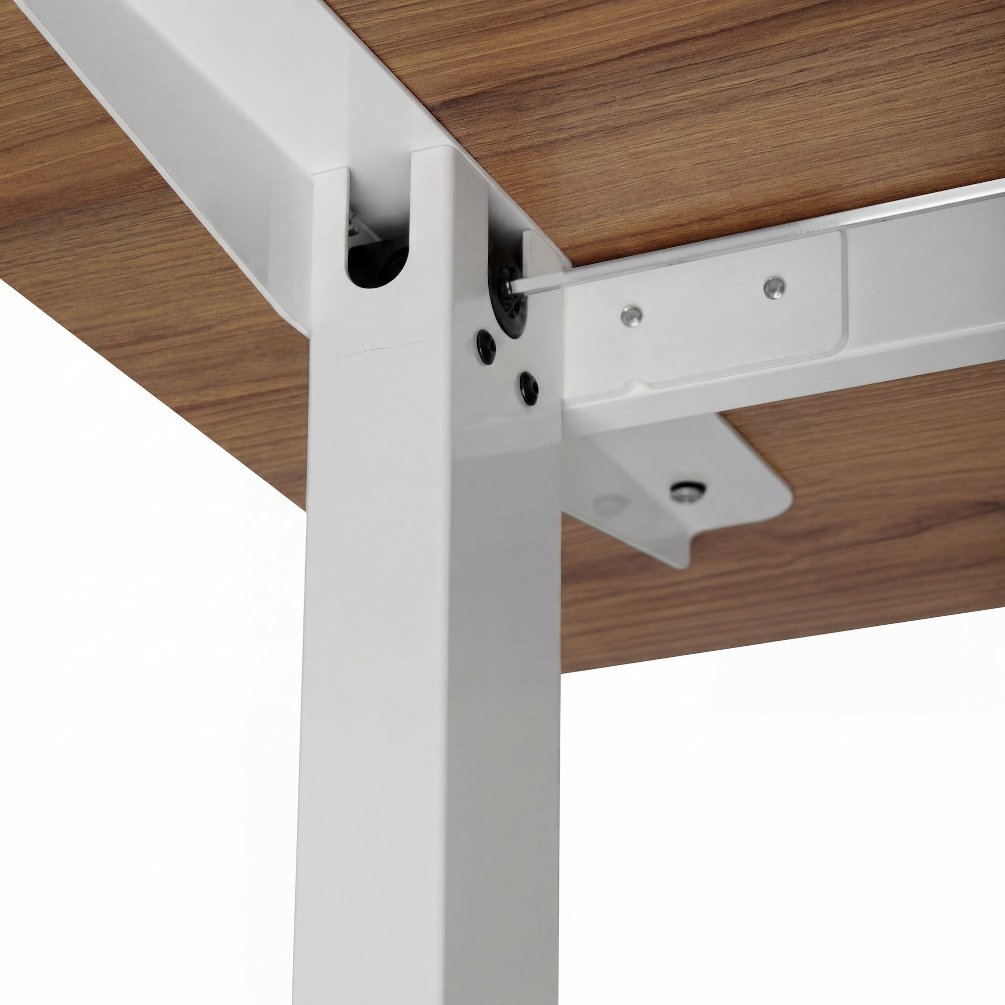 Adjustable table AdapDesk Smart Manual 18мм Golden Wood, Snow White, photo 6