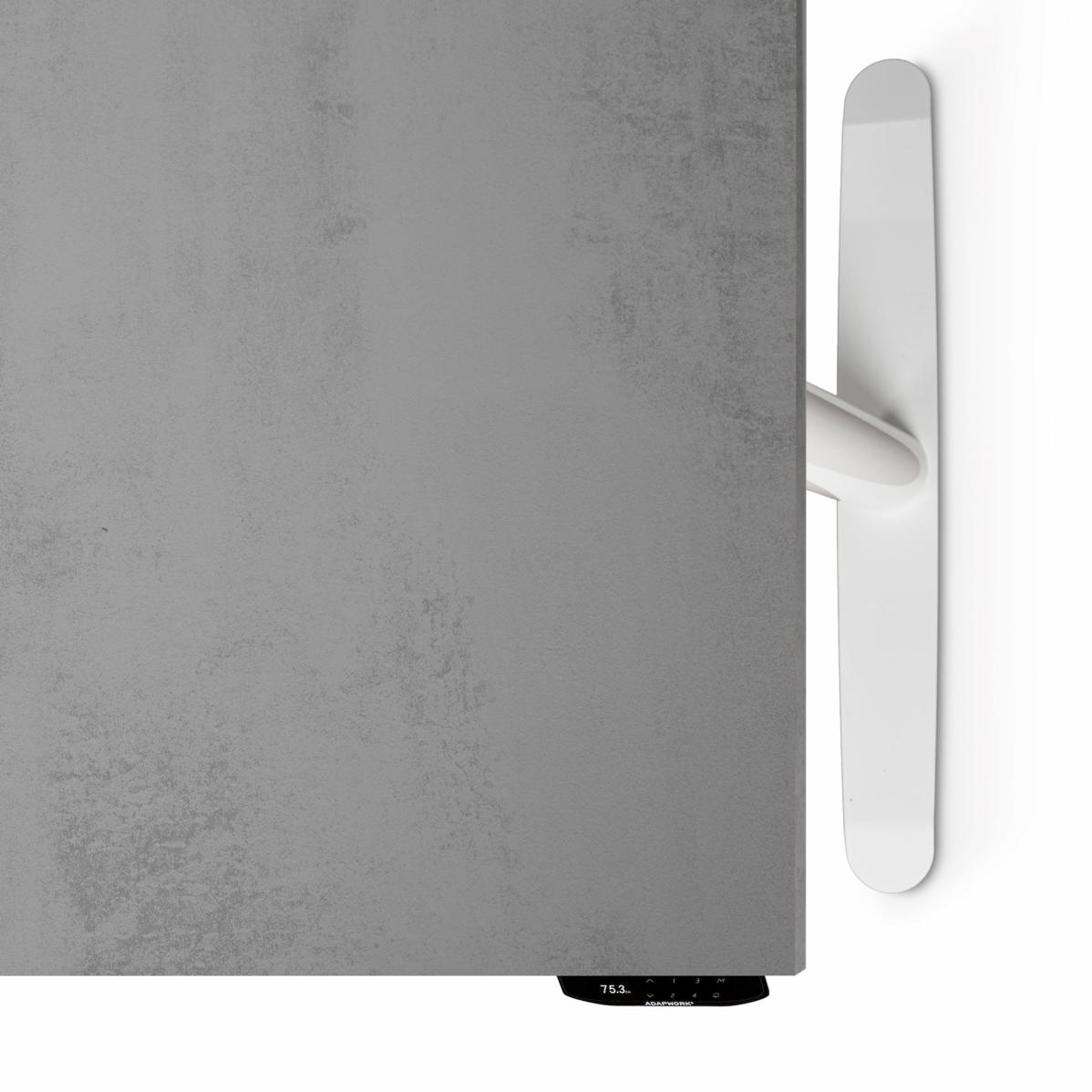 Adjustable table AdapDesk Smart 2 Motor Pro Max 36мм Smoky Gray, Snow White, photo 4