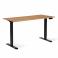 Adjustable table AdapDesk Smart 2 Motor 18mm Golden Wood, Space Black, photo 8 mini