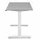 Adjustable table AdapDesk Smart 2 Motor 18mm Smoky Gray, Snow White, photo 3 mini