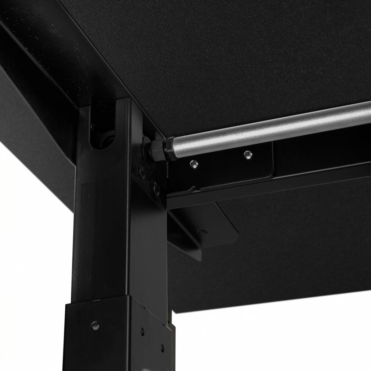 Adjustable table AdapDesk Smart Manual 18мм Deep Black, Space Black, photo 6