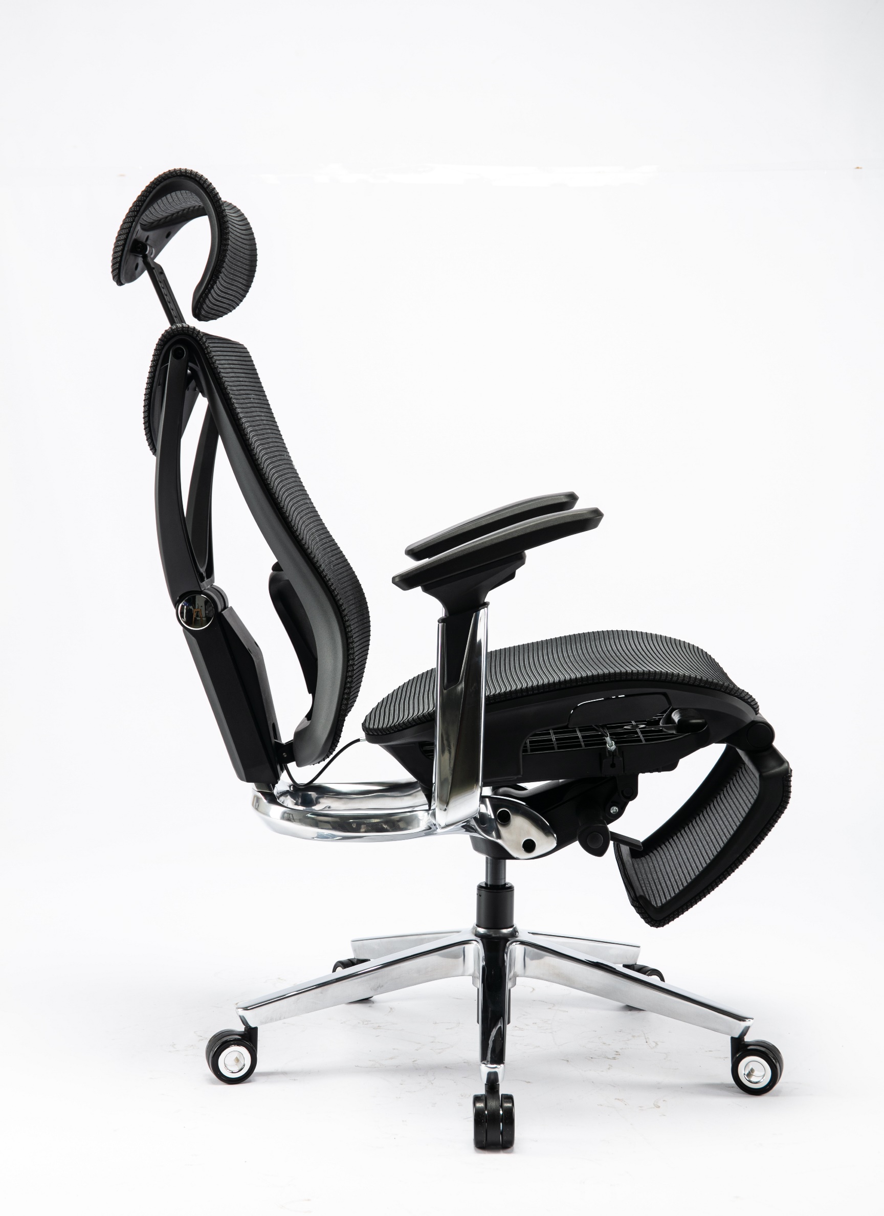 S1 Mesh Pro Max Senior ErgoChair Platinum Deep Black, photo 4