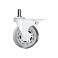 Set (5 pieces) of rubberized castors CASTORS 75 Fix White, photo 2 mini