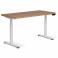 Adjustable table AdapDesk Smart 2 Motor Pro Speed 36мм Golden Wood, Snow White, photo 8 mini