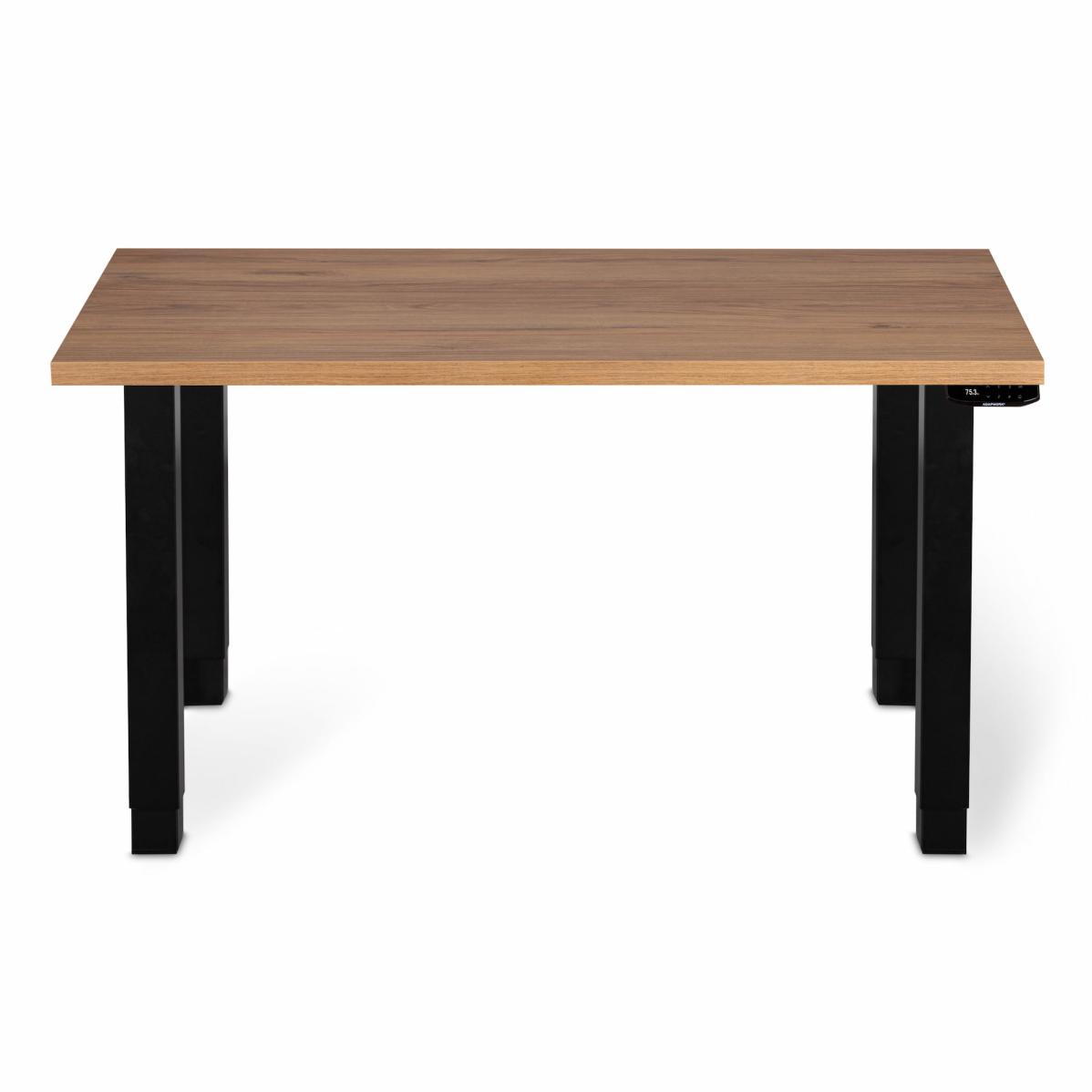 Adjustable table support AdapDesk Smart 4L 2 Motor 36mm Golden Wood, Space Black, photo 7