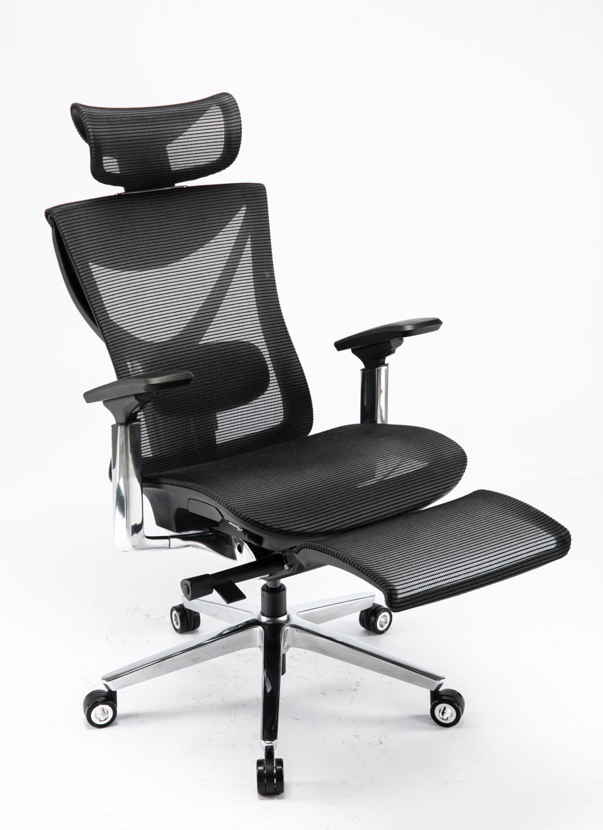 S1 Mesh Pro Max Senior ErgoChair Platinum Deep Black, photo 6