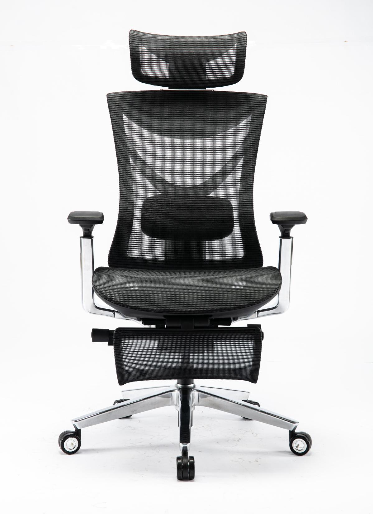 S1 Mesh Pro Max Senior ErgoChair Platinum Deep Black, photo 2