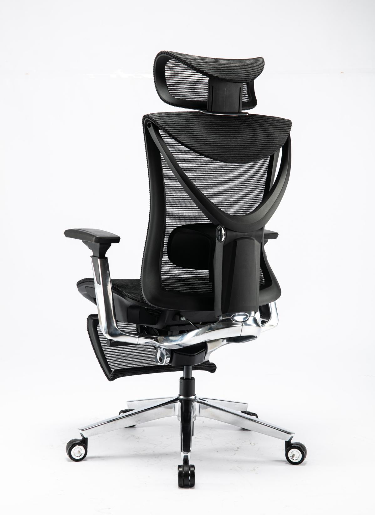 S1 Mesh Pro Max Senior ErgoChair Platinum Deep Black, photo 10