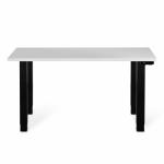 Adjustable table support AdapDesk Smart 4L 2 Motor 36mm Crystal White, Space Black