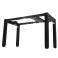 Adjustable table support AdapDesk Smart 4L 2 Motor Space Black, photo 5 mini
