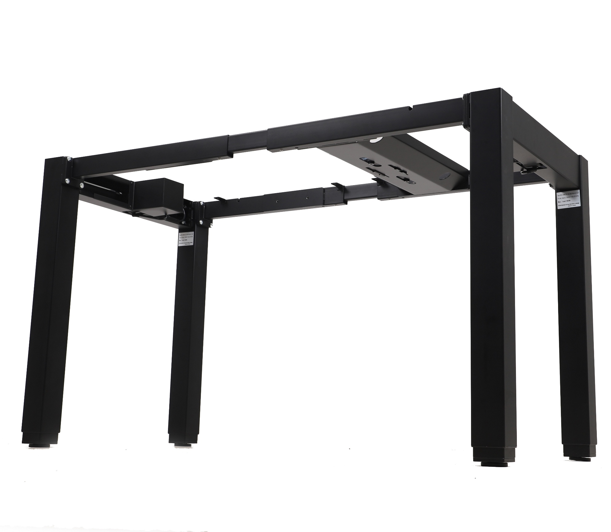 Adjustable table support AdapDesk Smart 4L 2 Motor Space Black, photo 5