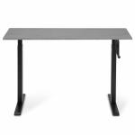 Adjustable table AdapDesk Smart Manual 18мм Smoky Gray, Space Black