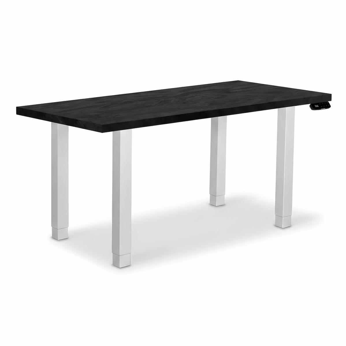 Adjustable table support AdapDesk Smart 4L 2 Motor 36mm Carbon Black, Snow White, photo 8