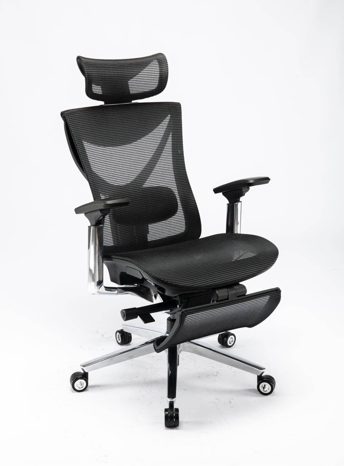 S1 Mesh Pro Max Senior ErgoChair Platinum Deep Black, photo 7