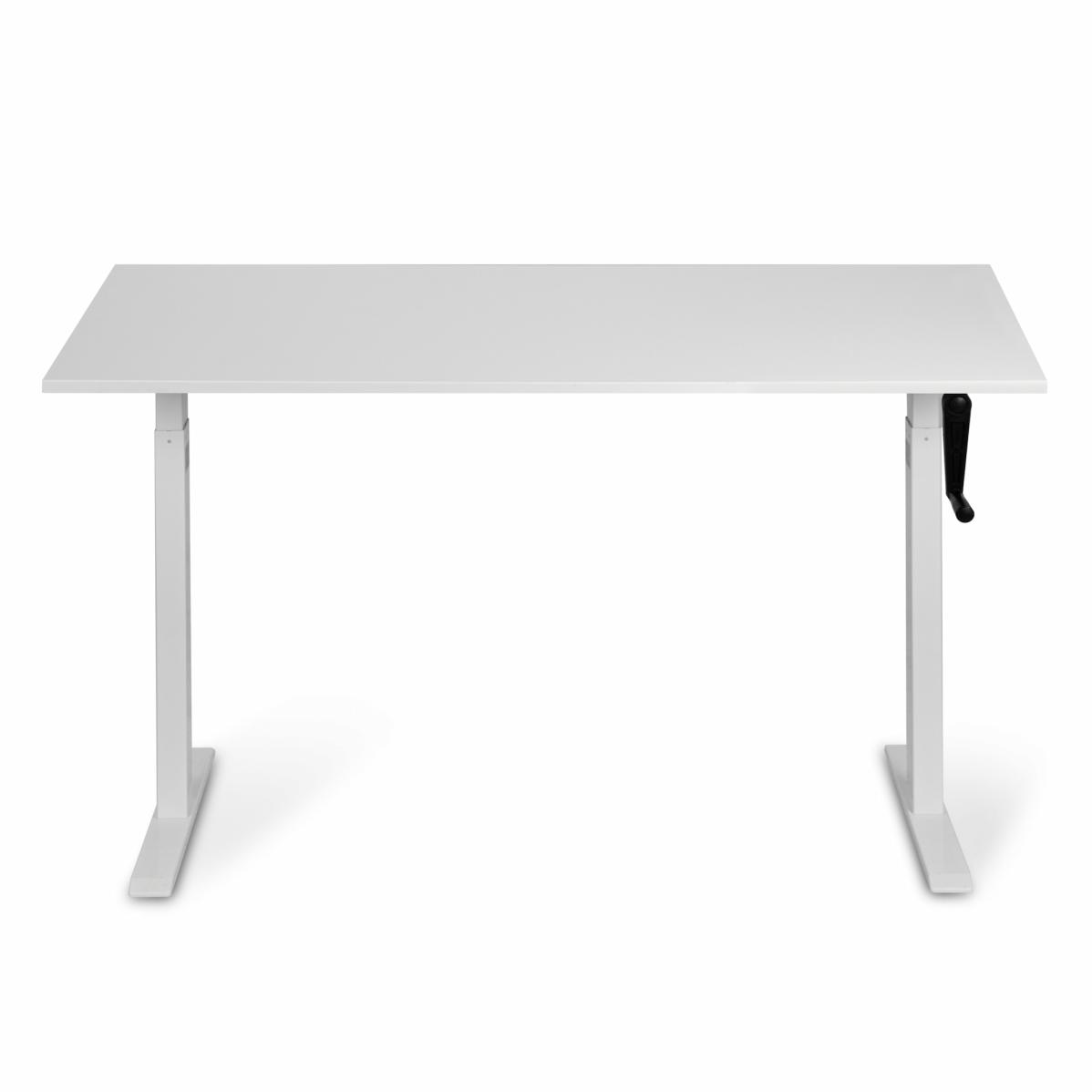 Adjustable table AdapDesk Smart Manual 18мм Crystal White, Snow White, photo 7