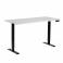 Adjustable table AdapDesk Smart 1 Motor 18mm Crystal White, Space Black, photo 8 mini