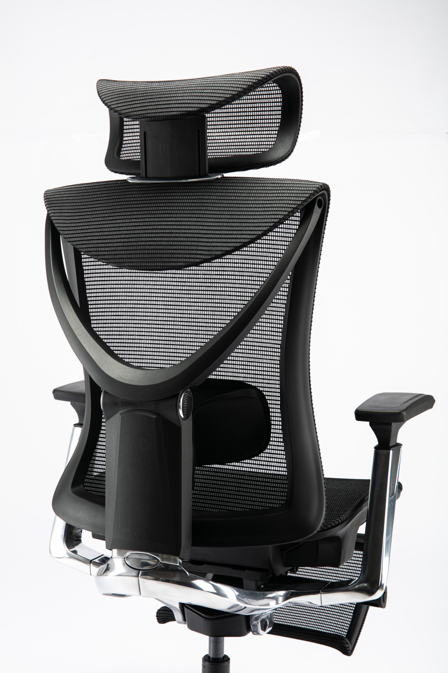 S1 Mesh Pro Max Senior ErgoChair Platinum Deep Black, photo 13