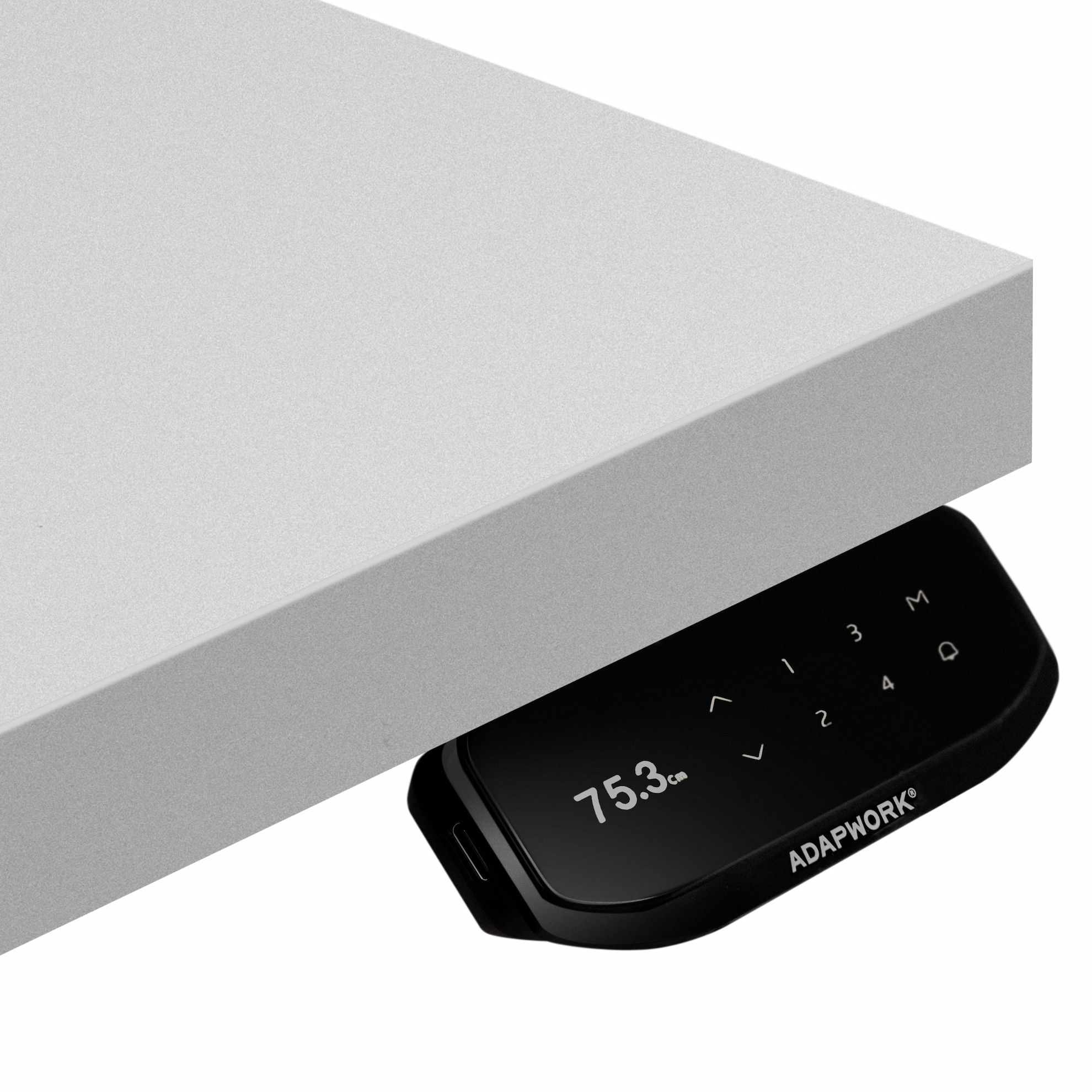 Adjustable table support AdapDesk Smart 4L 2 Motor 36mm Crystal White, Space Black, photo 2