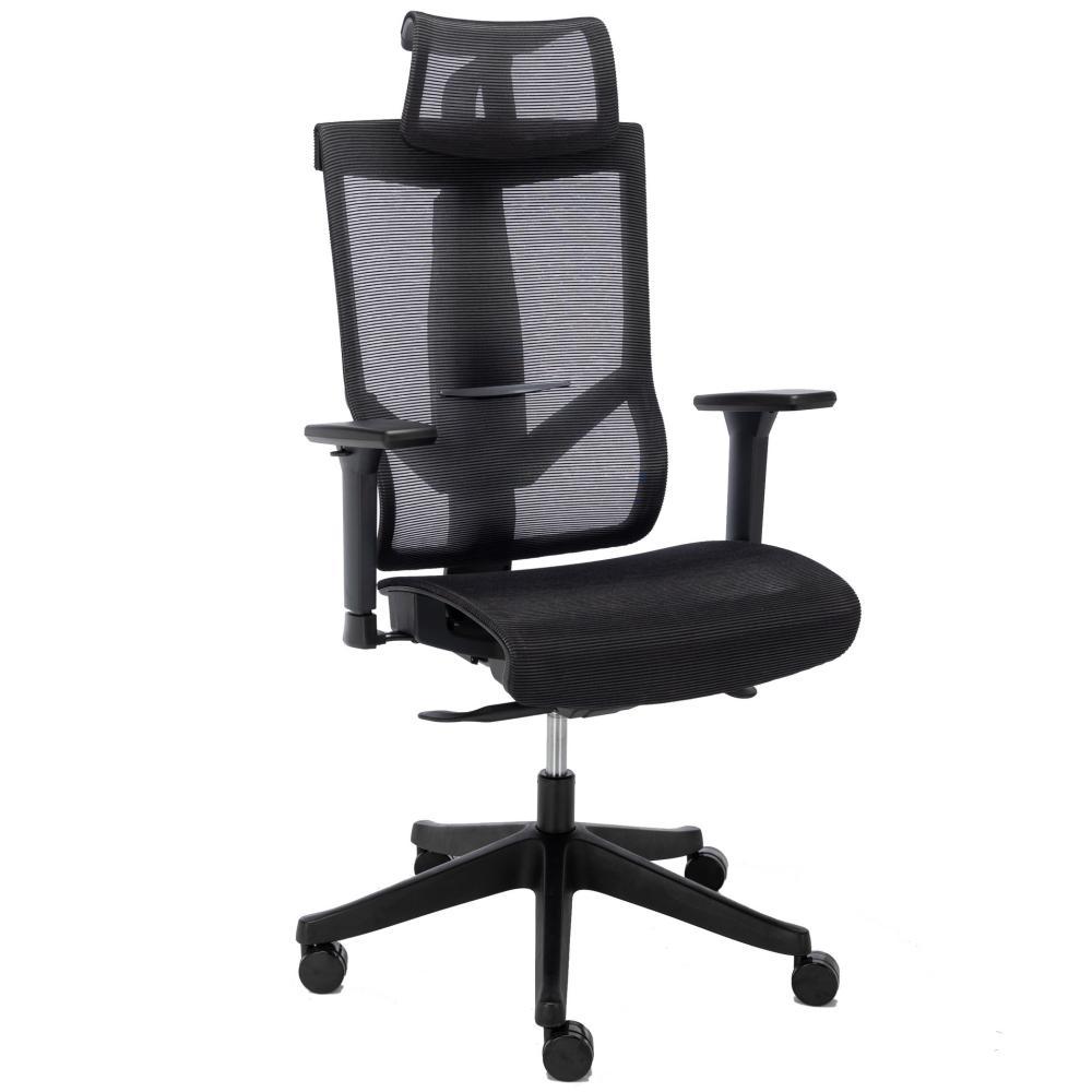 M1 Mesh Middle ErgoChair Deep Black, photo 1