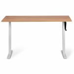 Adjustable table AdapDesk Smart Manual 18мм Golden Wood, Snow White