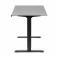 Adjustable table AdapDesk Smart 2 Motor 18mm Smoky Gray, Space Black, photo 3 mini