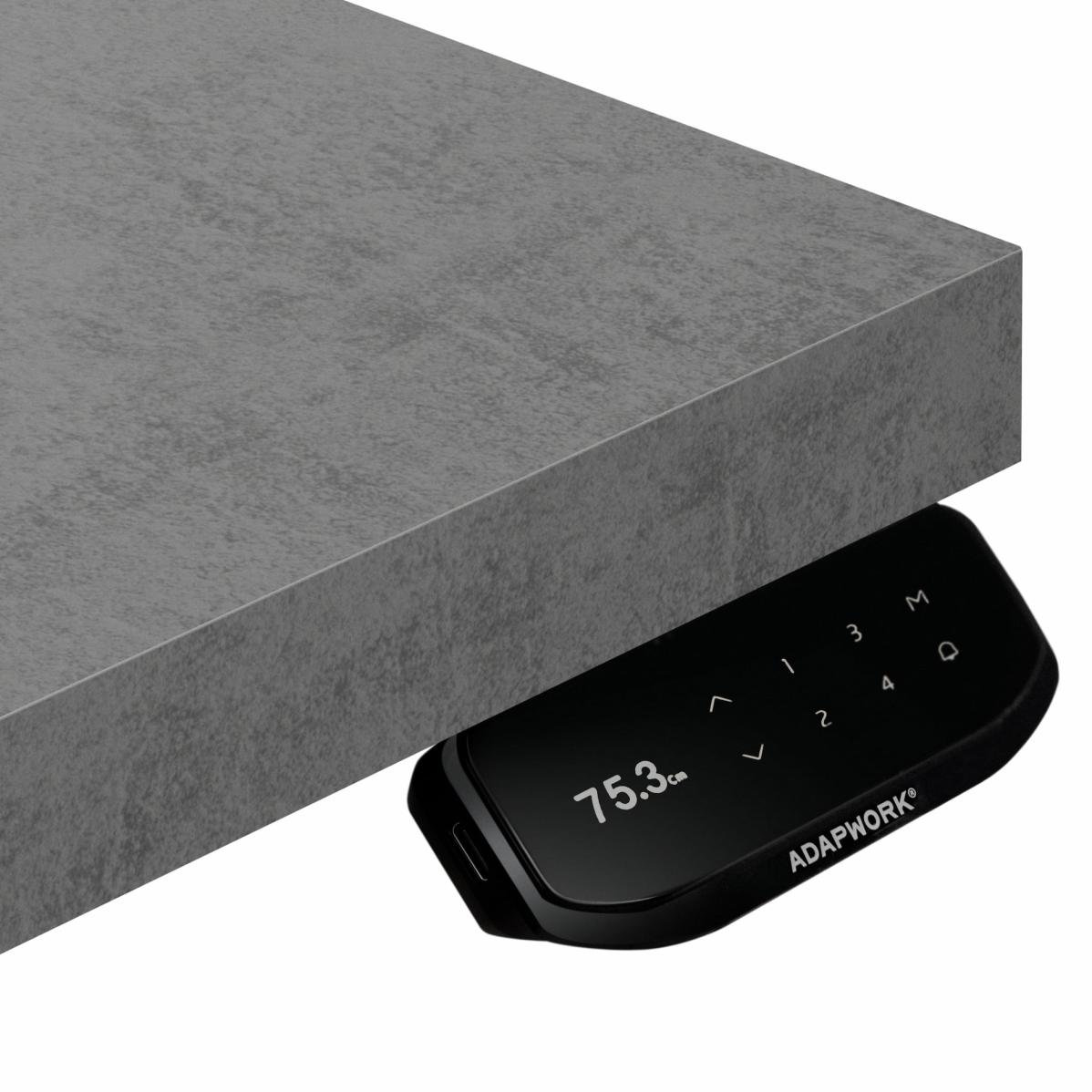 Adjustable table AdapDesk Smart 2 Motor Pro Speed 36мм Smoky Gray, Space Black, photo 2