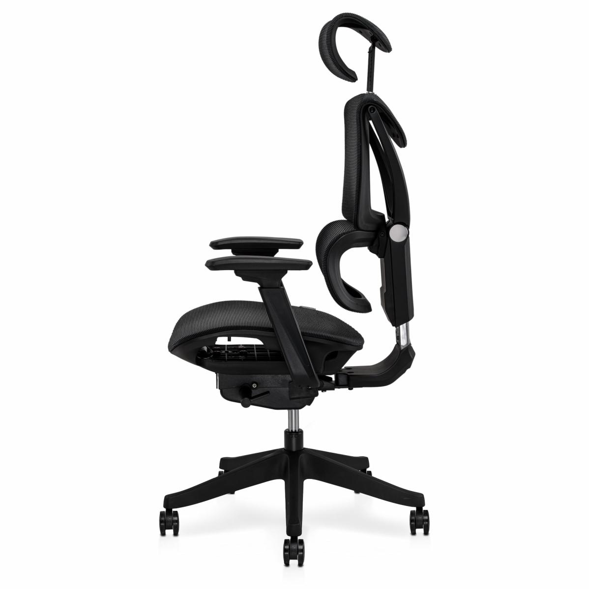 Кресло S3 Mesh Senior ErgoChair Deep Black, фото 7