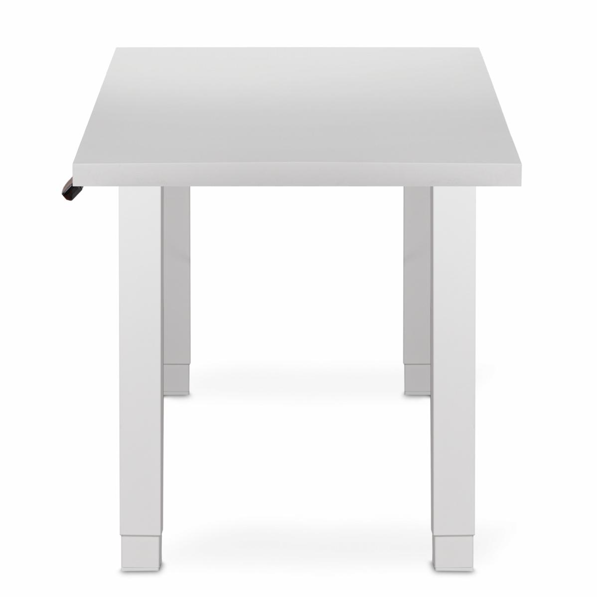 Adjustable table support AdapDesk Smart 4L 2 Motor 36mm Crystal White, Snow White, photo 3