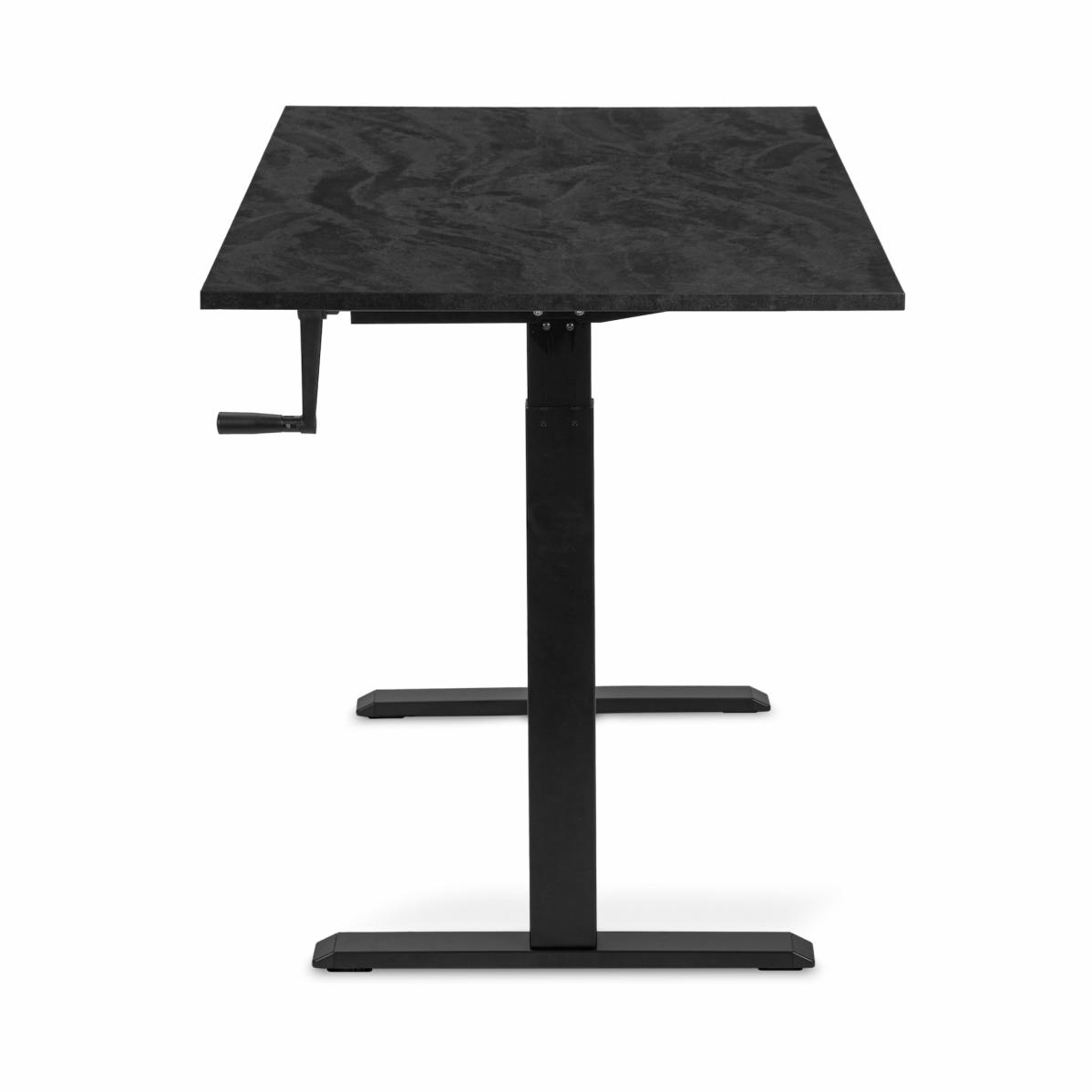 Adjustable table AdapDesk Smart Manual 18мм Carbon Black, Space Black, photo 3