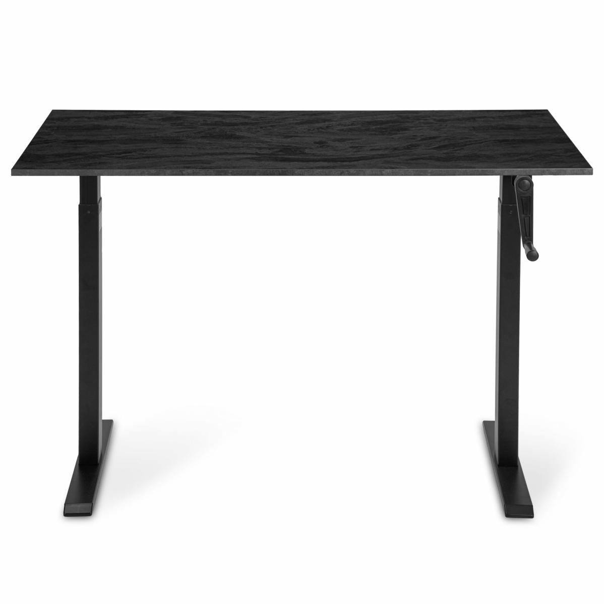 Adjustable table AdapDesk Smart Manual 18мм Carbon Black, Space Black, photo 7