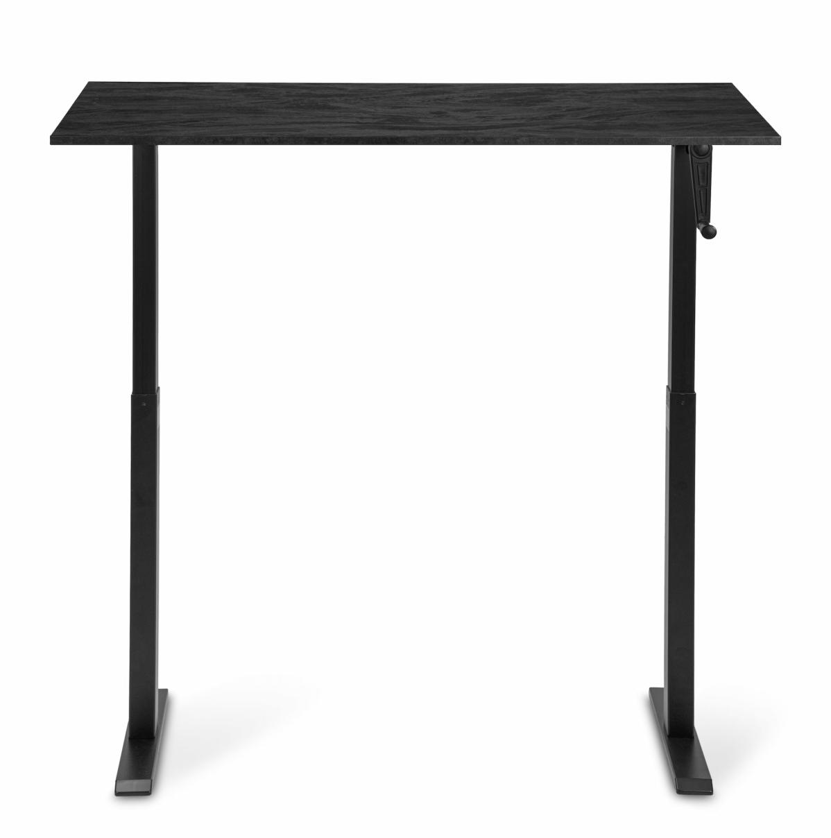 Adjustable table AdapDesk Smart Manual 18мм Carbon Black, Space Black, photo 5